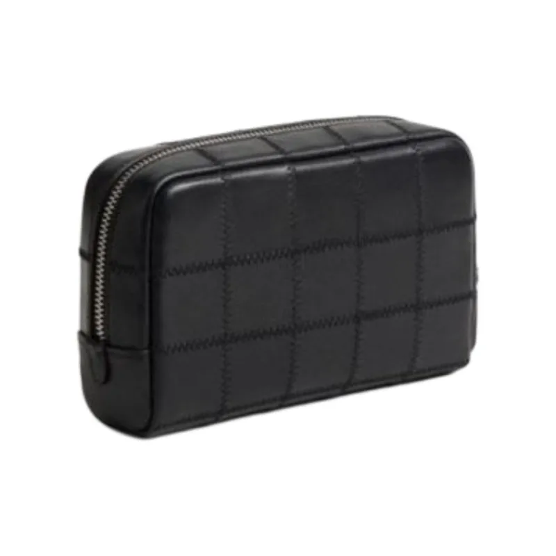 Coachtopia Sheepskin Makeup Bag Trumpets Unisex Black-1