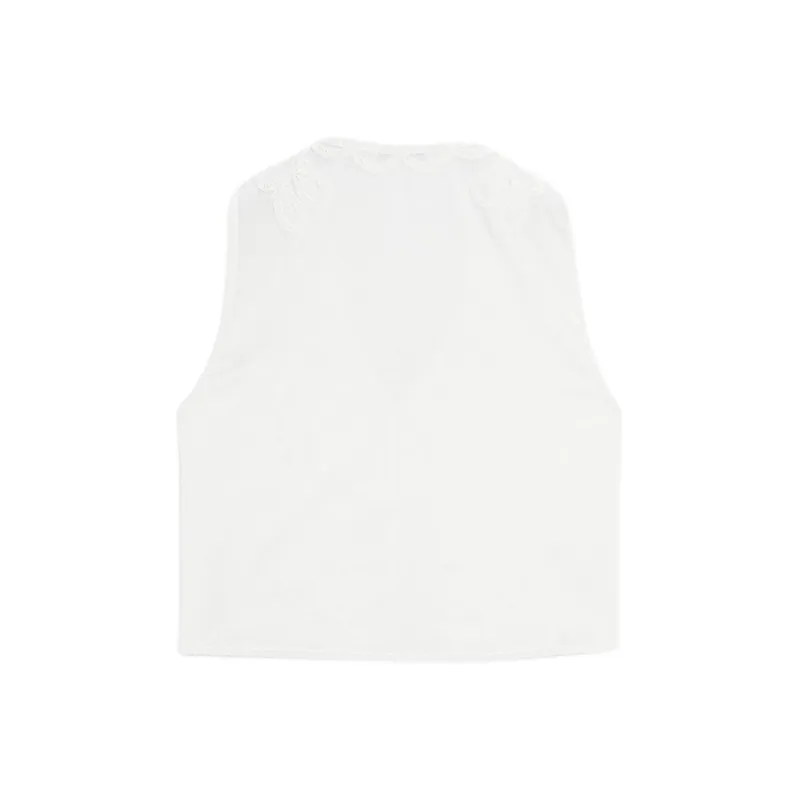 Massimo Dutti Tank Tops Women's White-1