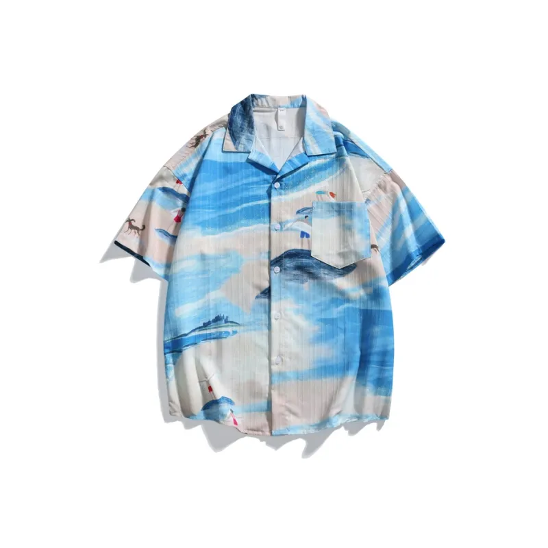 GOOSELIAR Shirts Unisex Shibuya Blue-0