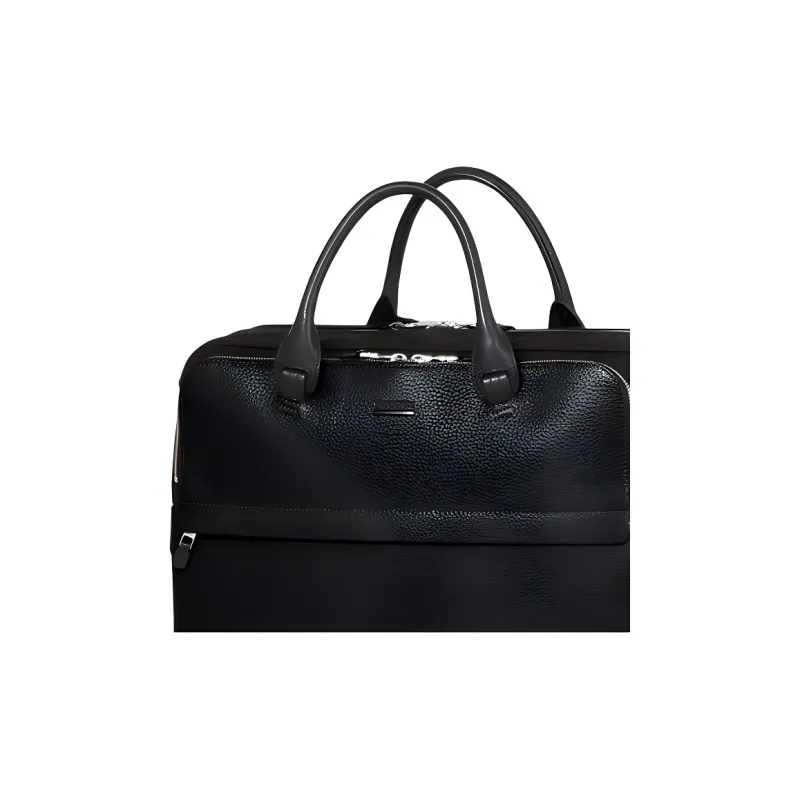 SAMSONITE Cow Leather Briefcases Handbags Men's Black-2