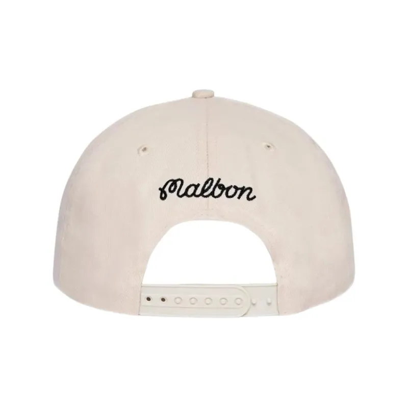 Malbon Golf Cotton Baseball Caps Unisex Beige-1