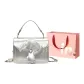 Silver+Shopping Bag
