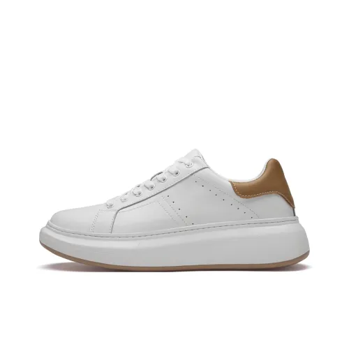 Motion Armor Platform White Come sneakers Cushioning, Wear Resistant Low Top Casual Shoes Men's