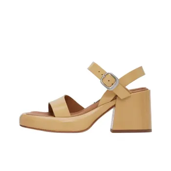 MIISTA One Strap Sandals Women's Beige