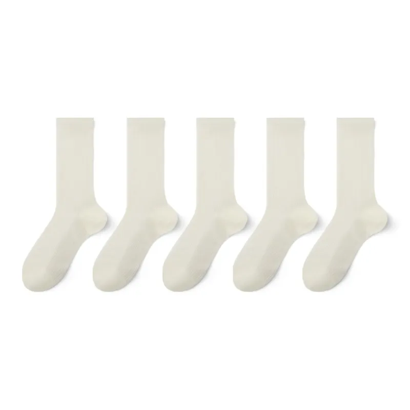 Moremoli Mid Calf Socks Women's 5 Pack-0