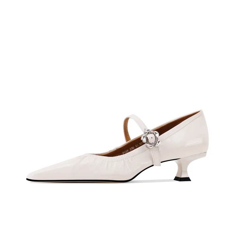 Shesrim Spool Heel High Heels 4cm Women's-3