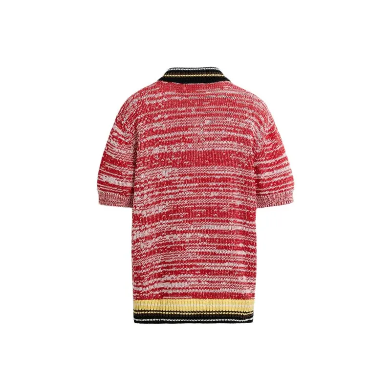 ZARA Polo Shirts Men Red-1