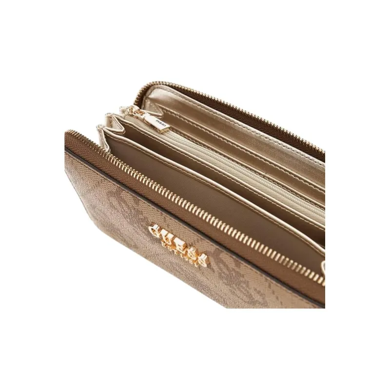 GUESS PU Polyurethane Wallet Women's Beige-2