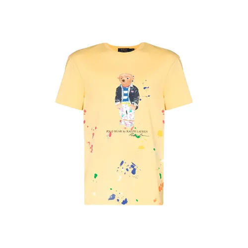 Polo Ralph Lauren T Shirts Men Yellow