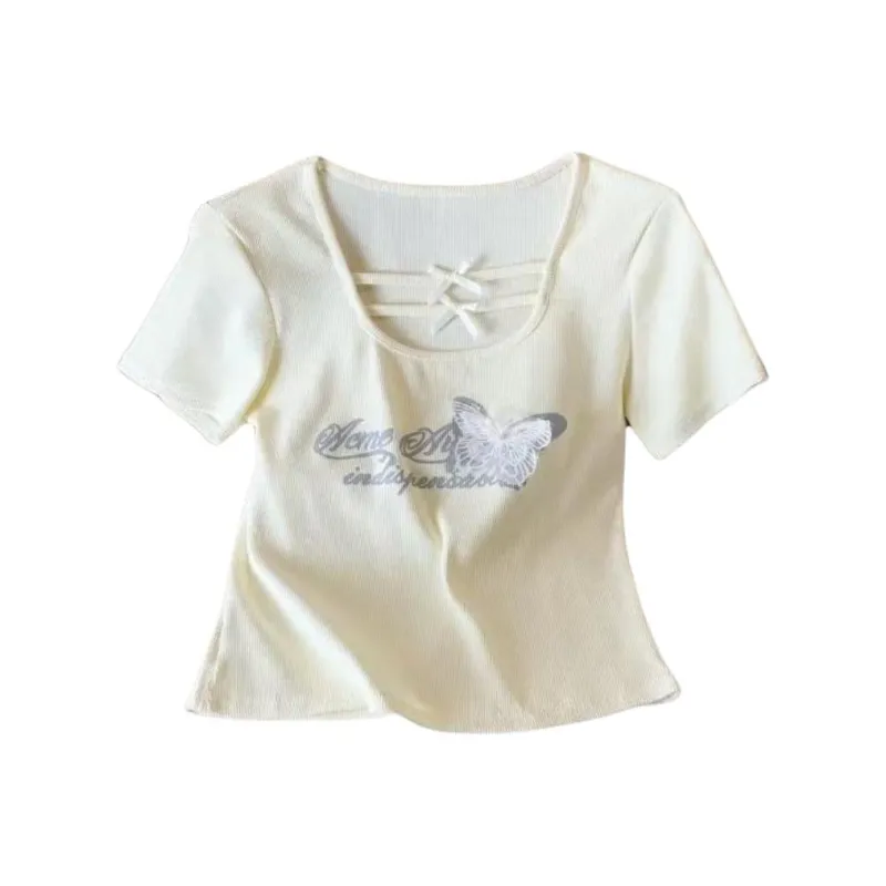 ABCMININ Set in Sleeve T Shirt Women's-3