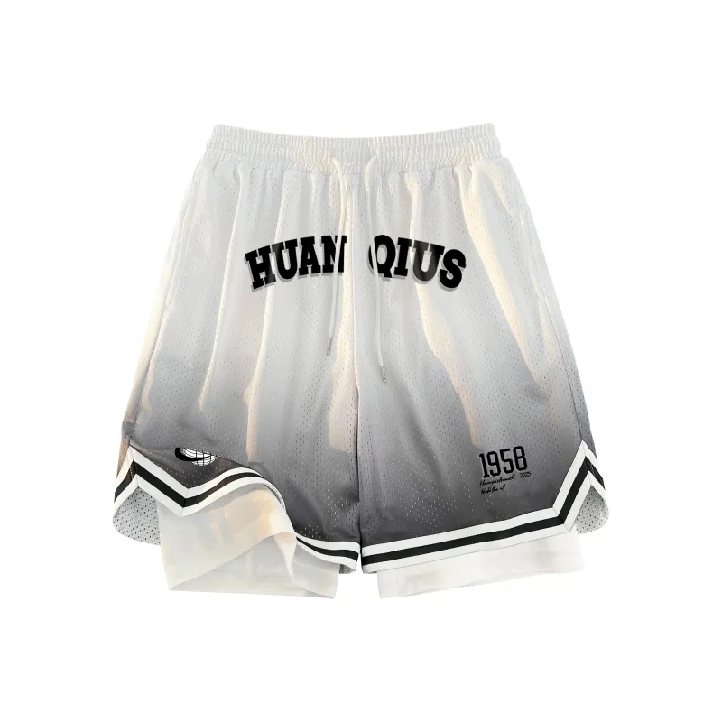 HUANQIU Casual Shorts Unisex-15