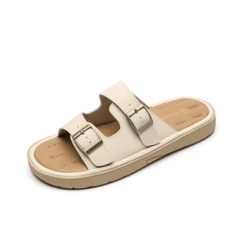 QITUMAUL Rubber Sole Quiet Abrasion Resistant Slide Slippers Unisex