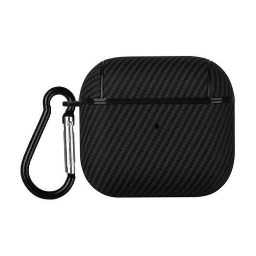 Yoobao Compatibility AirPods4 TPU Carbon Fiber Texture Impact Resistant Headphone Cases-0