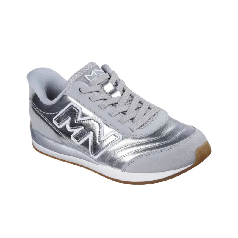 Skechers MARK NASON Low Top Casual Shoes Women's Silver-1