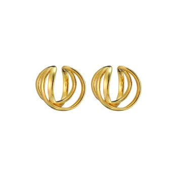 EAR PARTNER Copper Clip On Earrings Women's