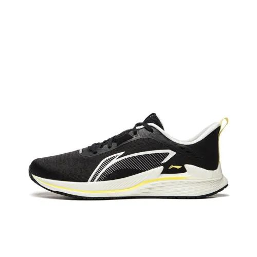LiNing Super Light 20 Slip Resistant And Breathable Low Top Casual Racing Running Shoes Men's Black