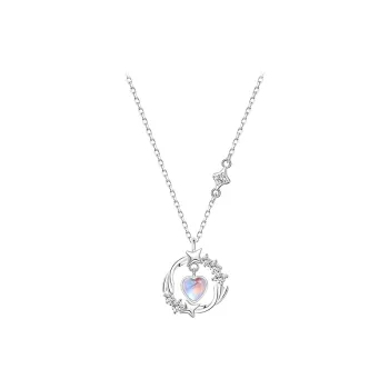 D.K.X Silver Chain Necklaces Women's