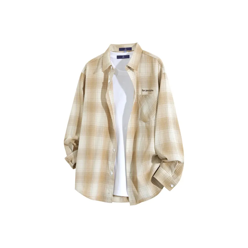 FAX FOR FMACM Shirt Unisex Gray Blue Plaid-3