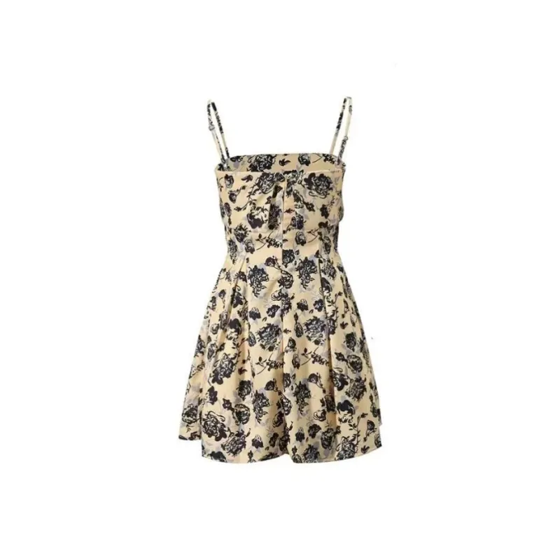 GUOZHEN Slip Dresses Women's Yellow-1