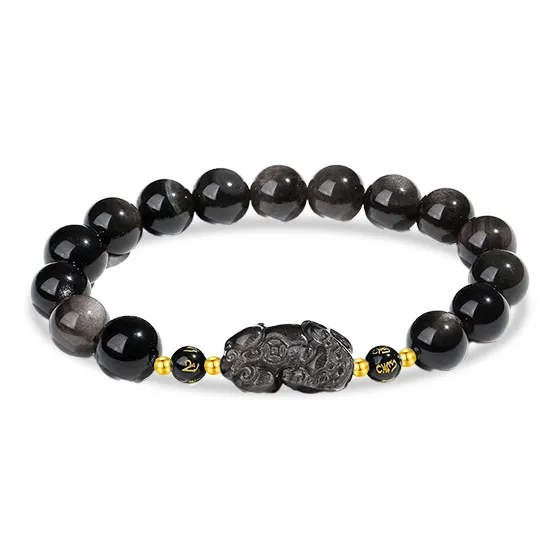 Kim Ka Fook Obsidian Bracelets Women's-0