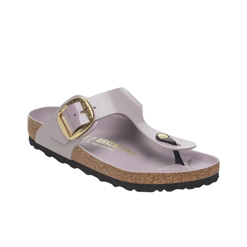 Birkenstock Gizeh Big Buckle EVA Abrasion Resistant Flip Flops Women's Purple Narrow-1