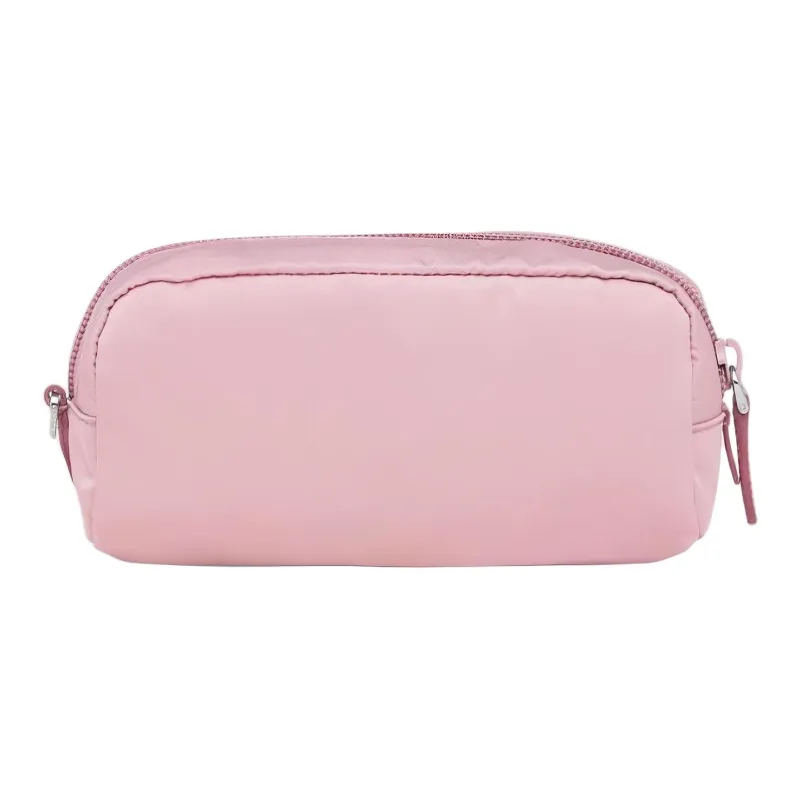 PRADA Re-Nylon Fabric Handheld Makeup Bag Toiletry Bag Women's Snow Pink-1