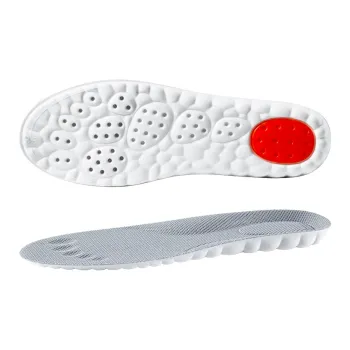 Footprint Tribe Breathable Mesh+PU+GEL Cushioning Plate Insoles Unisex