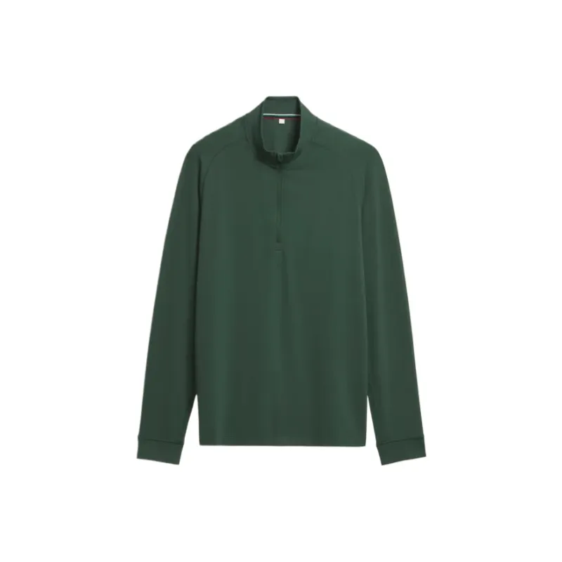 Wilson Layer Up Half Zip T Shirt Men's Green-0