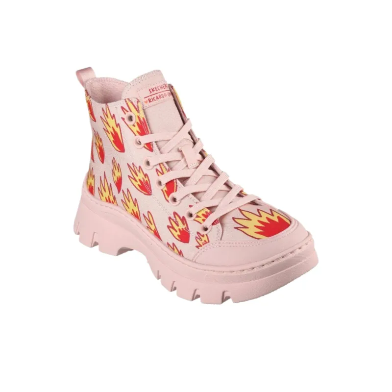 Ricardo Cavolo x Skechers Roadies High Top Casual Shoes Women's Pink-2