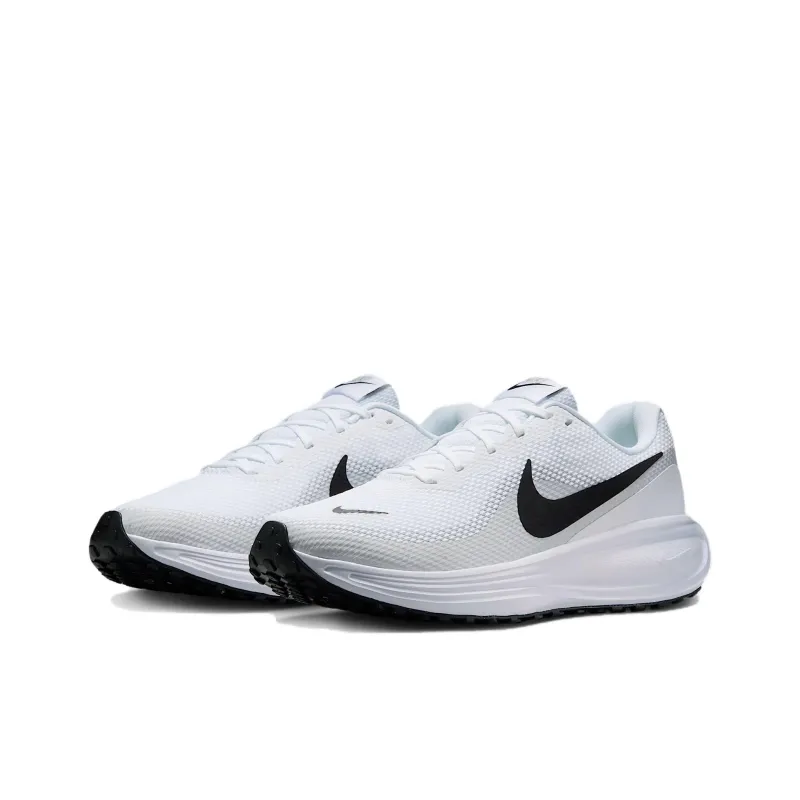 Nike REVOLUTION 8 Anti Slip Wear Resistant Low Top Casual Running Shoes Men's White-2