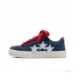 Denim Blue (Red Shoe Laces)