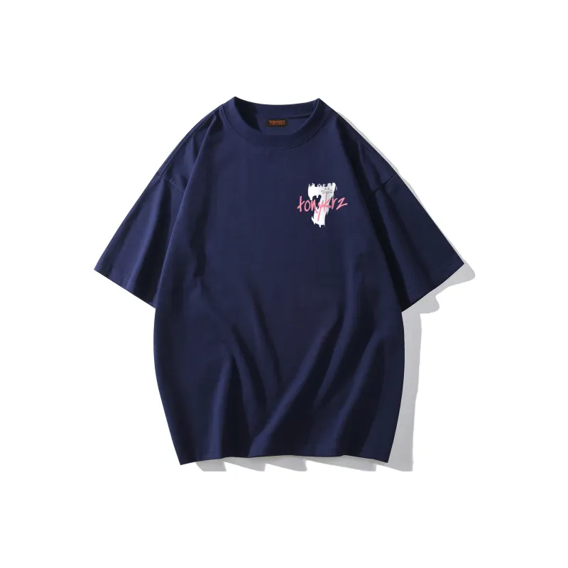 TONYKRZ T Shirts Unisex Navy Blue-1