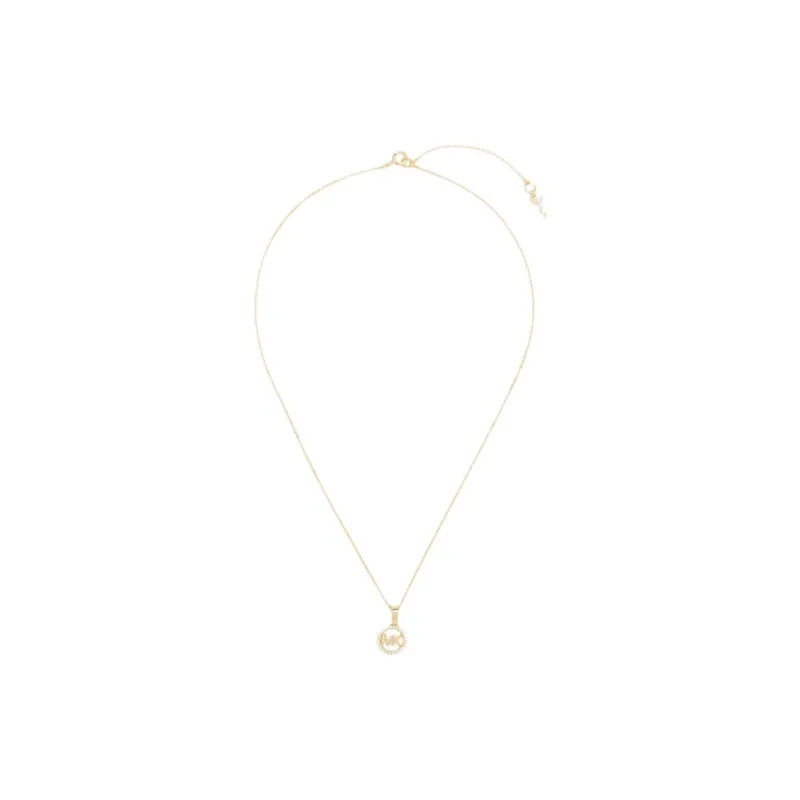 MICHAEL KORS Pavé Logo charm Necklace-1