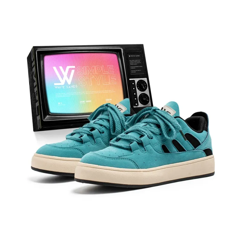 White Sands Slip Resistant, Abrasion Resistant, Breathable Low Top Skateboard Shoes Men's-20