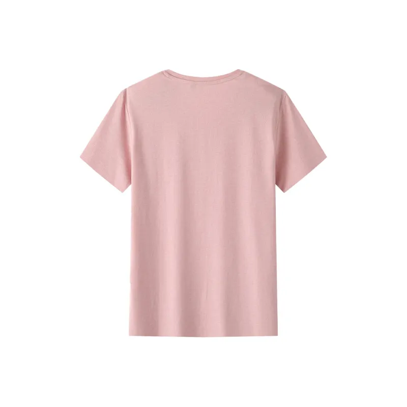 ARTSDON T Shirts Men Cherry Blossom Pink-1