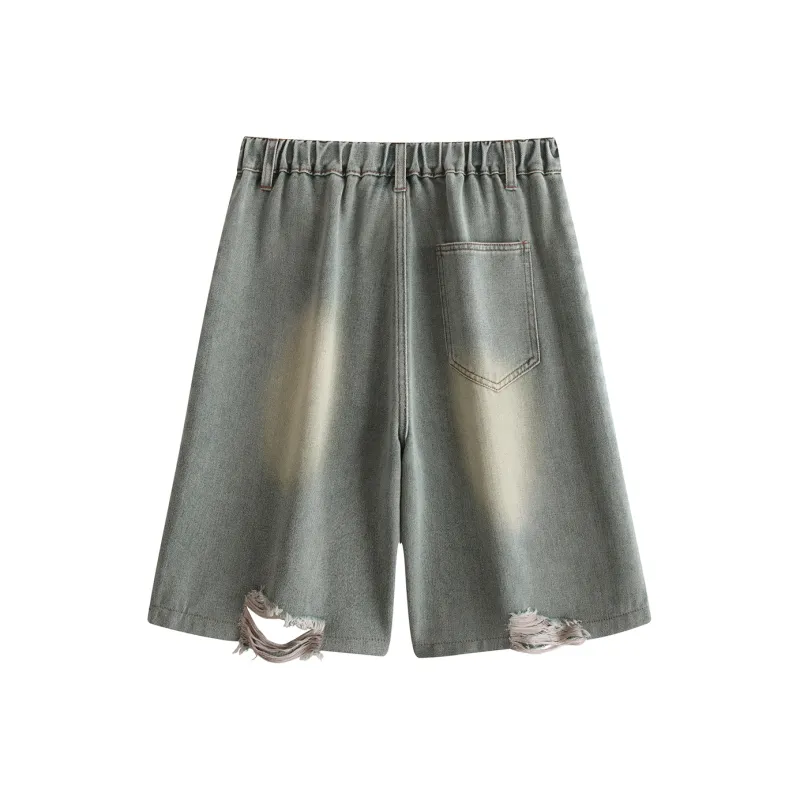 RICE NINE TEN Denim Shorts Unisex-7