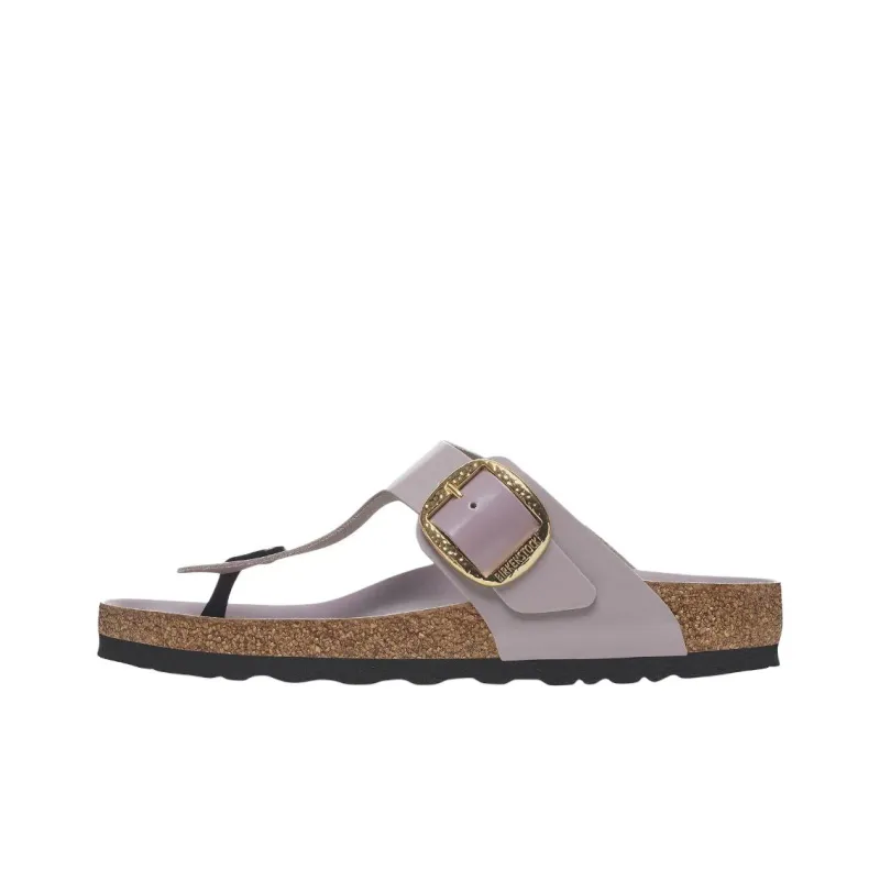 Birkenstock Gizeh Big Buckle EVA Abrasion Resistant Flip Flops Women's Purple Narrow-0