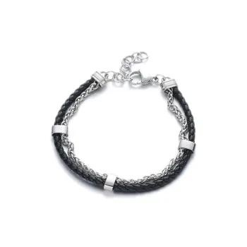 JEANSWEST Titanium Steel Bracelets Unisex