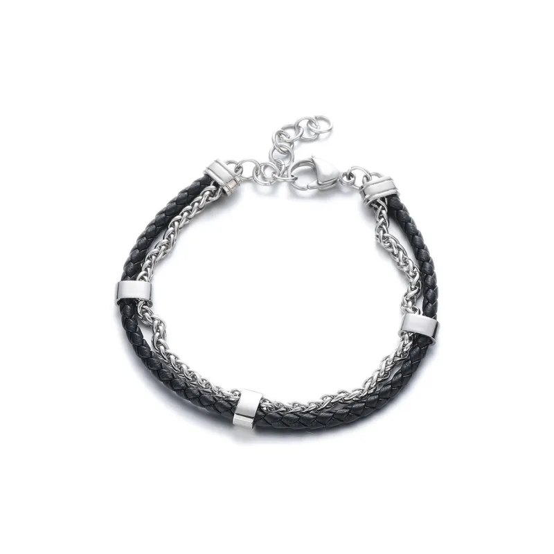 JEANSWEST Titanium Steel Bracelets Unisex-0