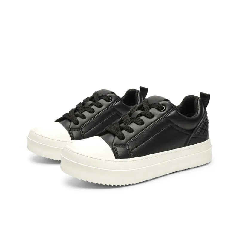 OUGLEMEN Coverage Slip Resistant And Abrasion Resistant Low Top Skateboard Shoes Men's Box-3
