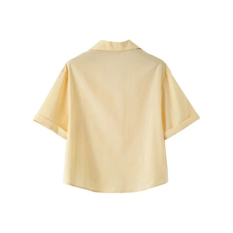 Late White Shirts Women's Custard-1