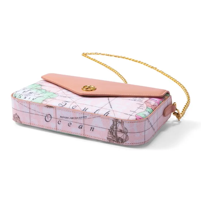 PAPRIKA Cow Leather Shoulder Bag Women's Multicolor-4