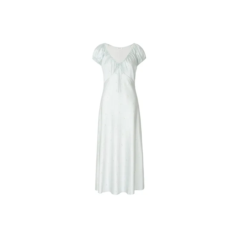 SILKY MIRACLE Nightgown Women's Aqua Blue-0