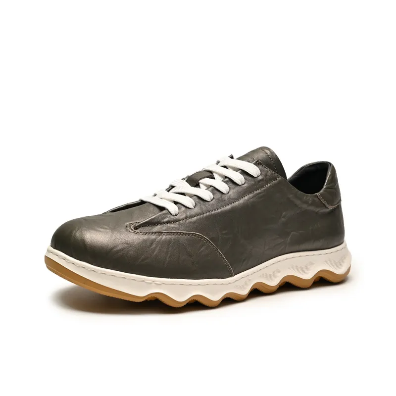 Brounvanm Low Top Casual Shoes Men's Gray-0