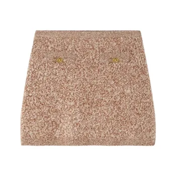 VERSACE SS25 Casual Short Skirts Women's Beige