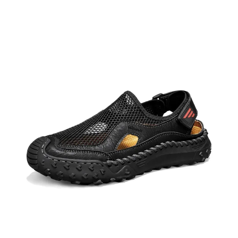Wen Nai River Trekking Shoes Men's Black-1