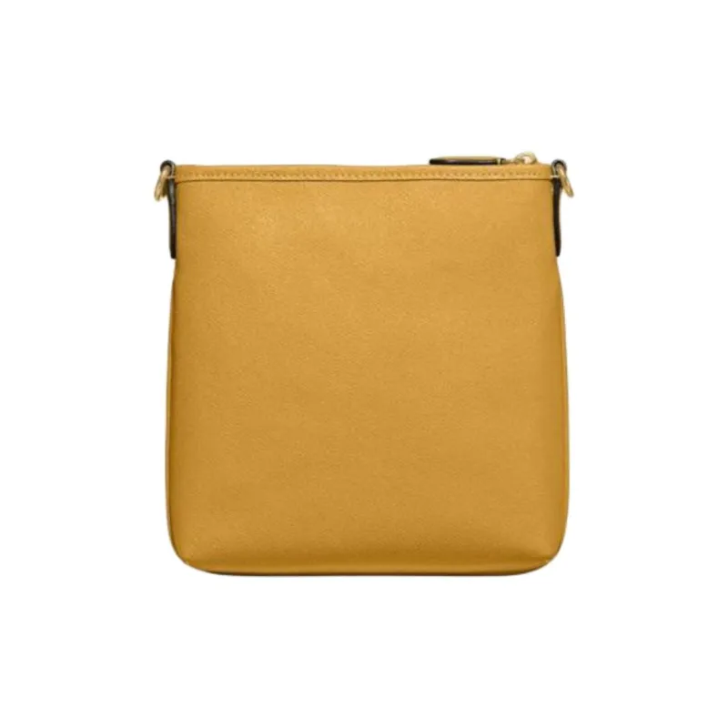 COACH Kitt Cross Grain Leather Messenger Bag, Crossbody Bag, Shoulder Bag Trumpets Women's-1