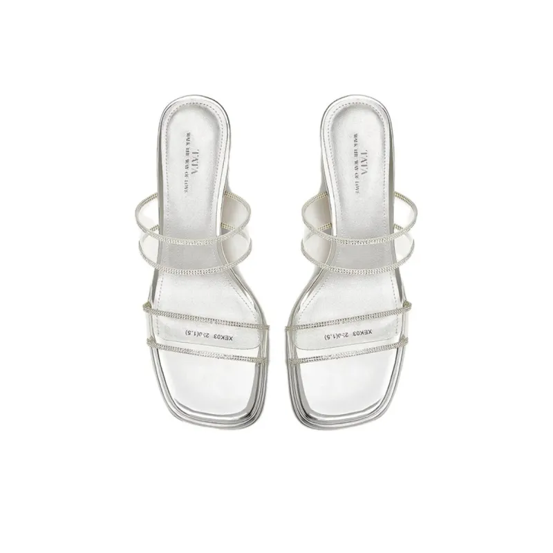 TATA Cut Out Quiet Slide Slippers Women's-6