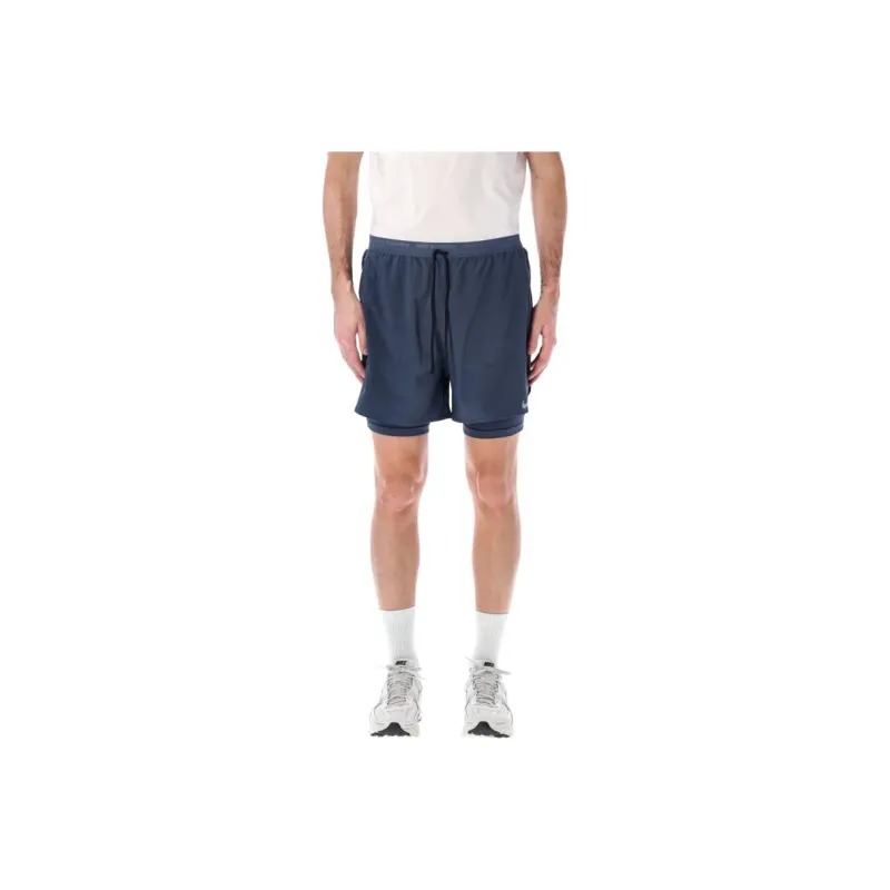 Nike Logo Printed Drawstring Running Shorts-0