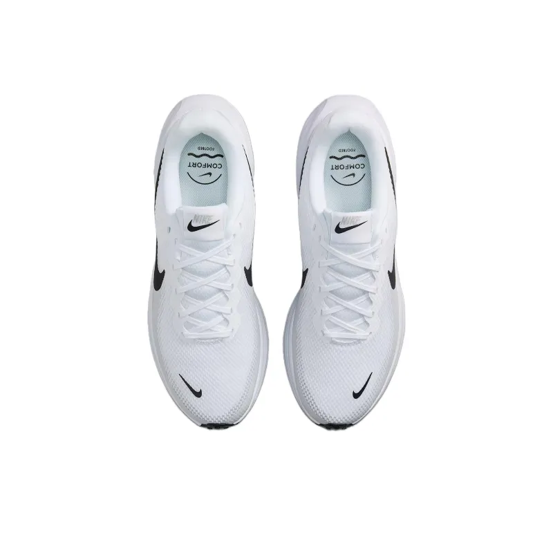 Nike REVOLUTION 8 Anti Slip Wear Resistant Low Top Casual Running Shoes Men's White-3